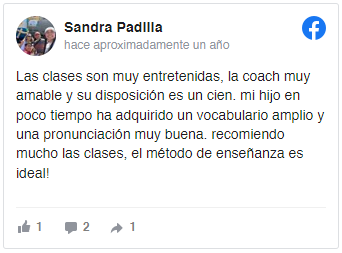 Captura de reseña de un padre de familia